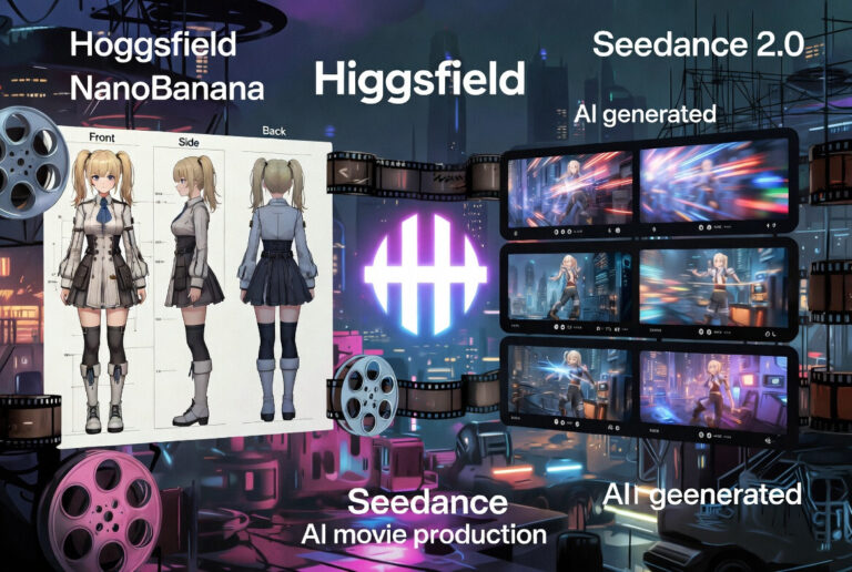 Higgsfield NanoBanana Seedance AI 영화 제작 01