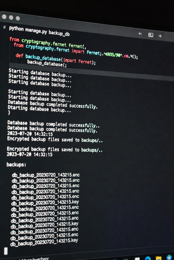  Django DB 백업 암호화 개인정보 암호화 시스템
